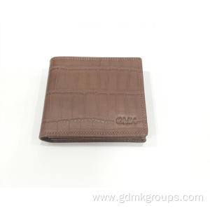 Men's Short Top Layer Leather Wallet Business